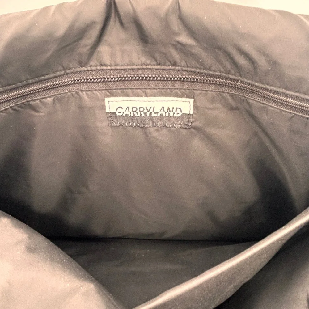 Carryland Black Messenger Bag Adjustable Strap Shoulder Crossbody Work Travel